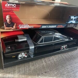 AMC Fast & Furious Dom's Charger Model Car POPCORN CONTAINER